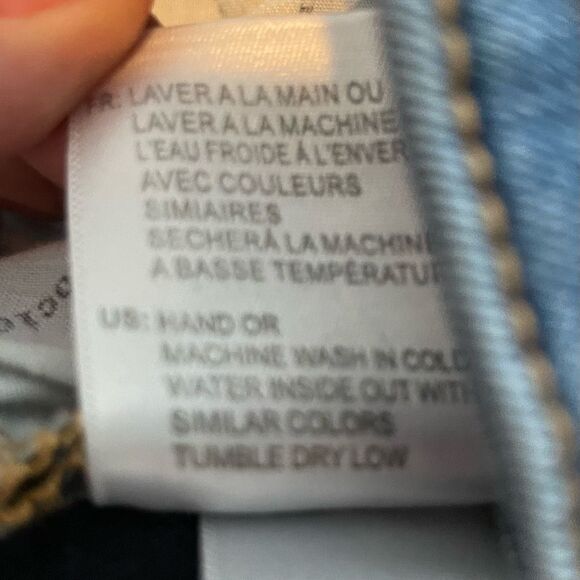 Articles of Society Sarah Skinny Jeans Blue Med Wash Distressed Denim 5-Pocket 2 - Picture 10 of 11